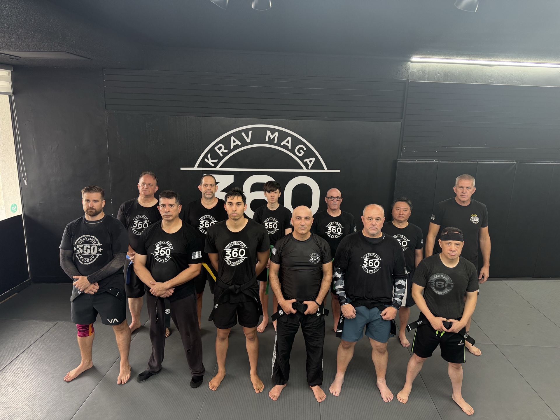 Mature man training with focus