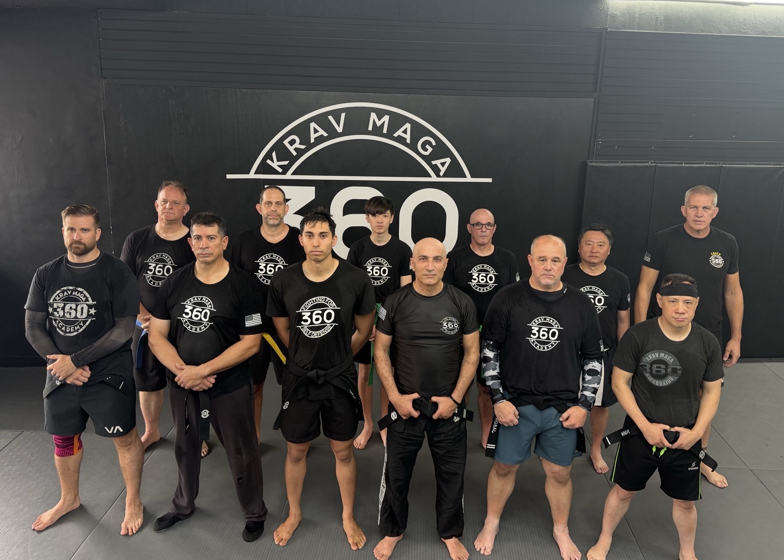 Mature man training with focus
